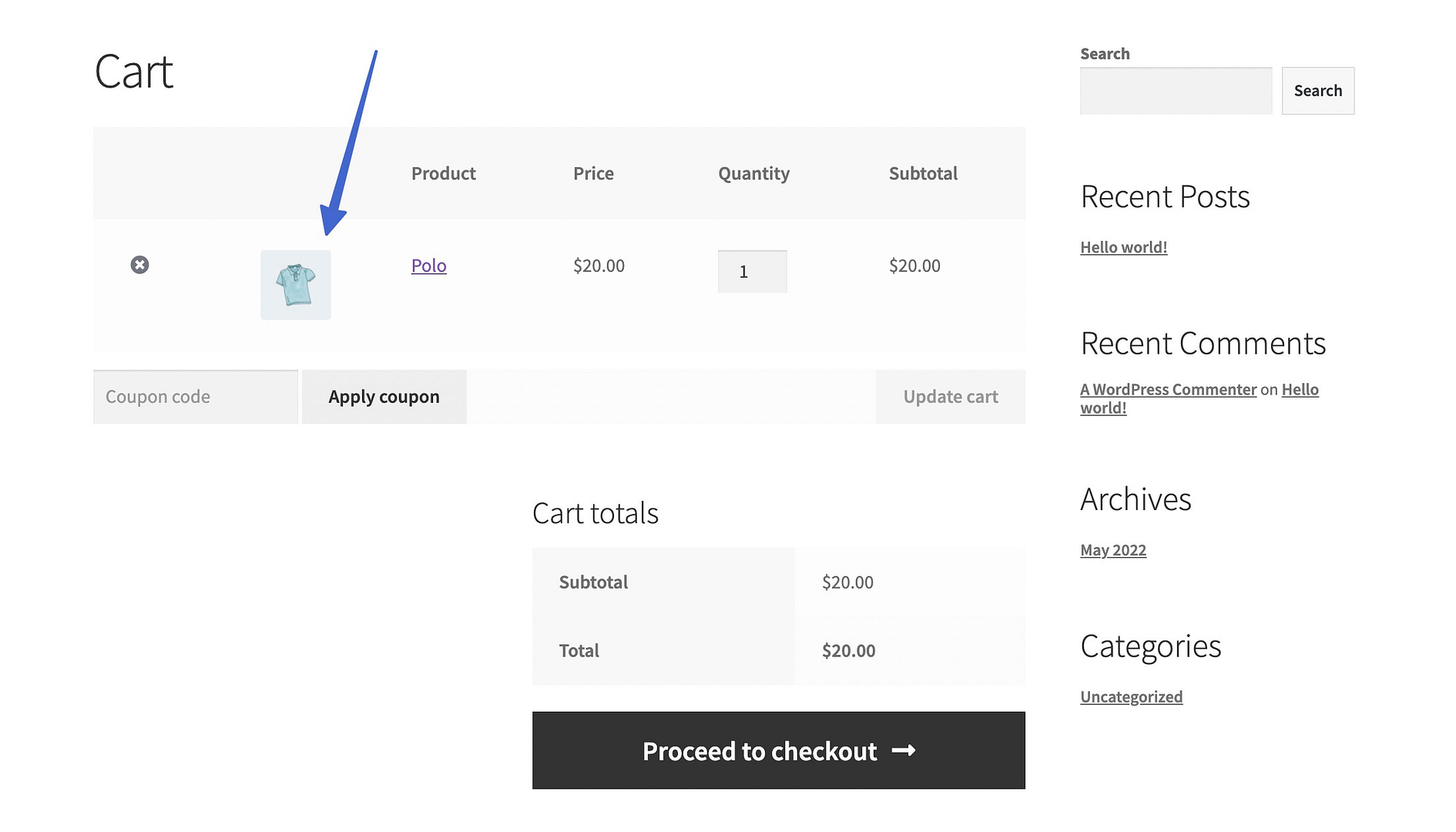cart example