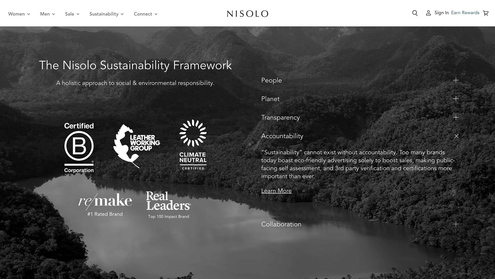 Nisolo values