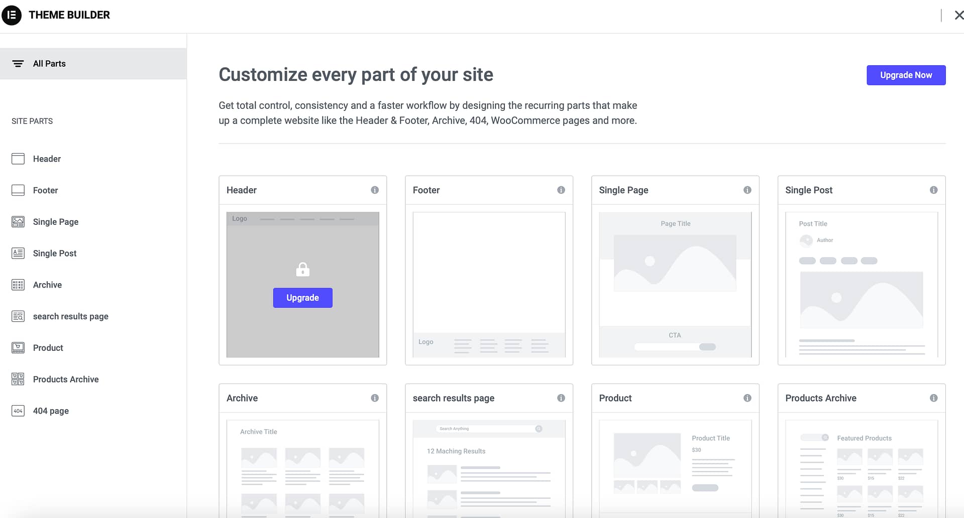 Hello Elementor theme builder.