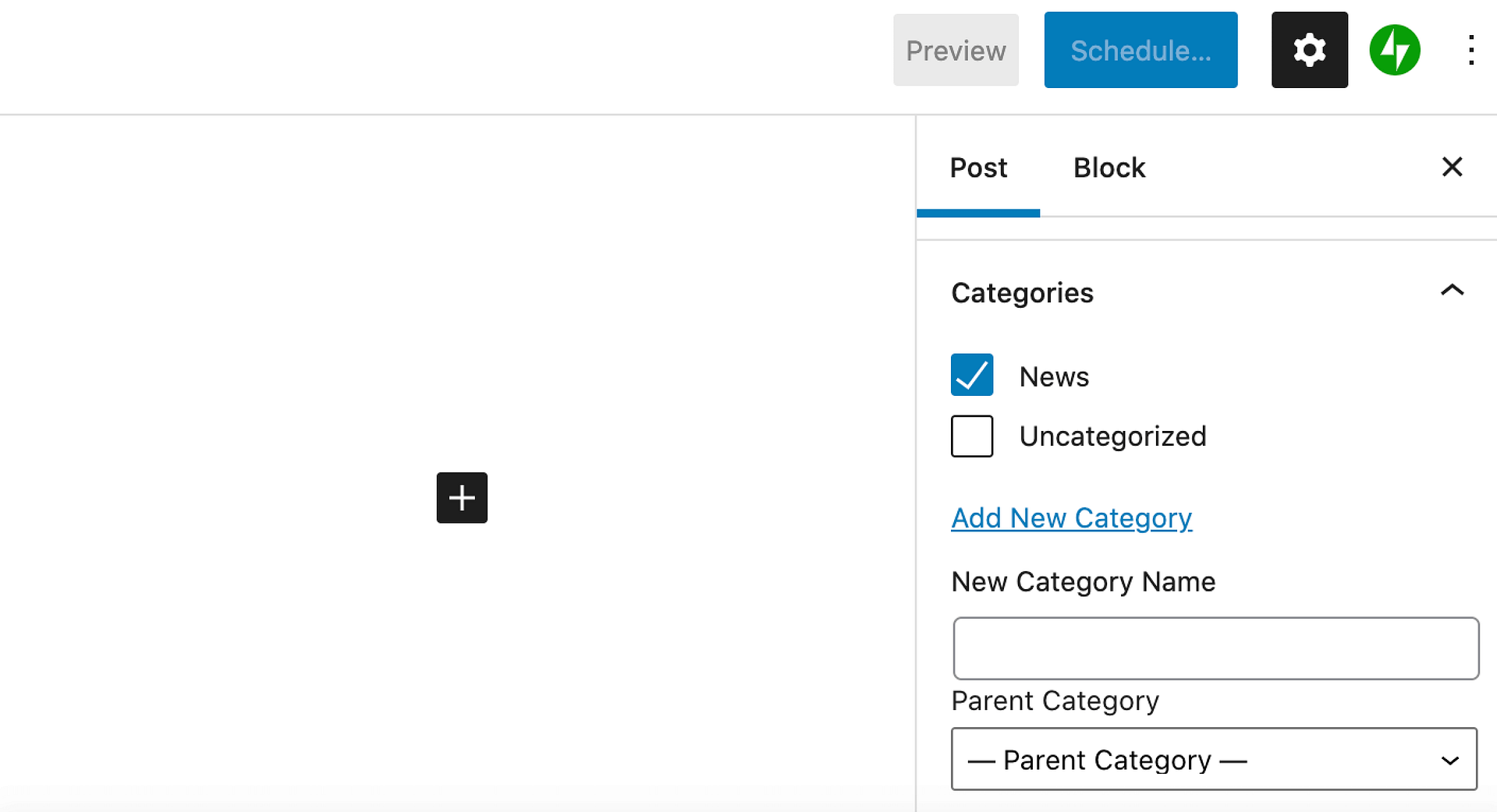 The WordPress SEO settings.