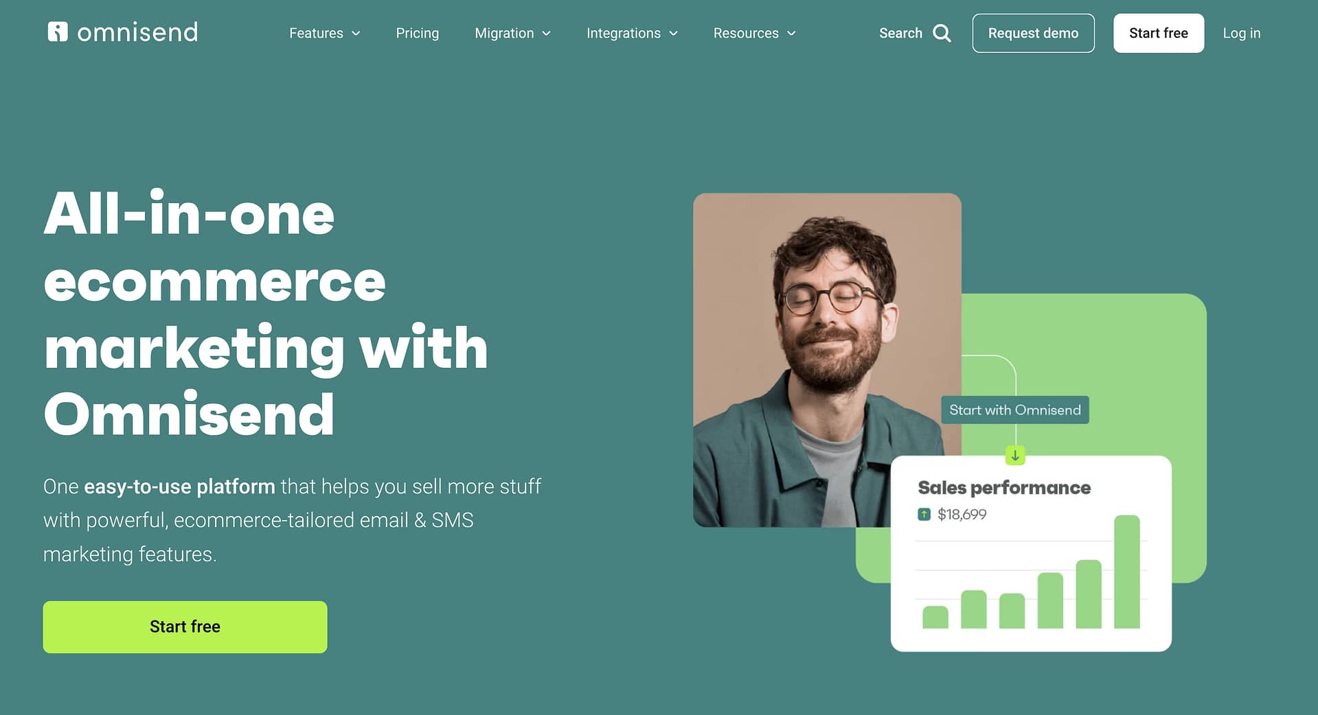 Omnisend homepage