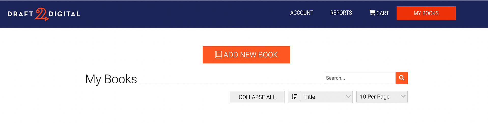 Add a new ebook on Draft2Digital.