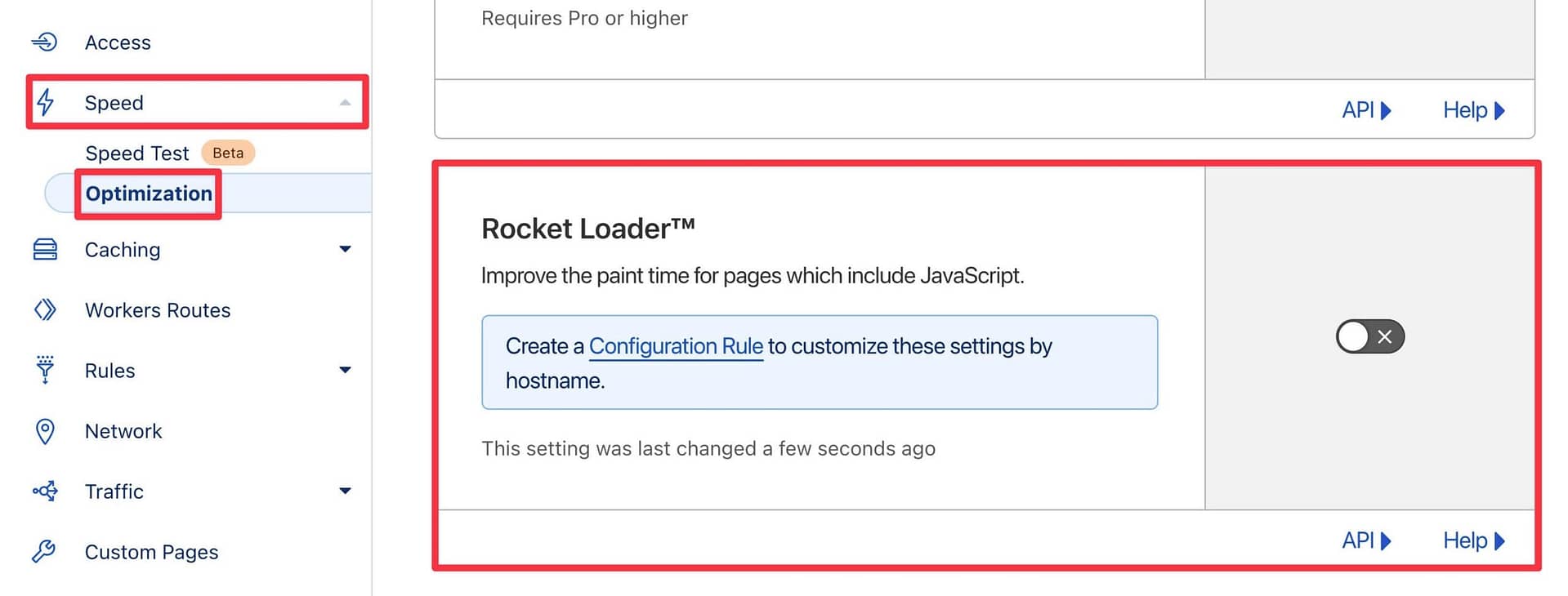 cloudflare rocket loader