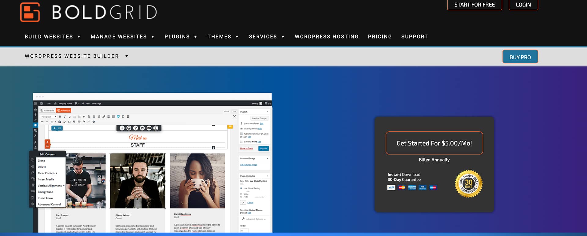 InMotion Hosting review: Website builder.