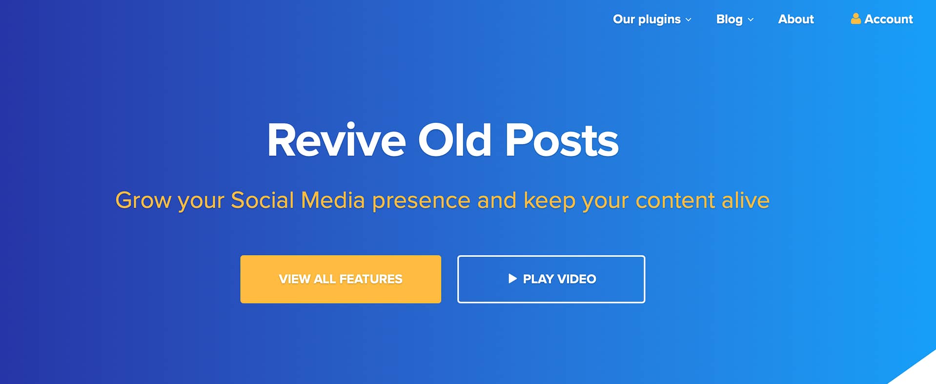 Revive Old Posts plugin.