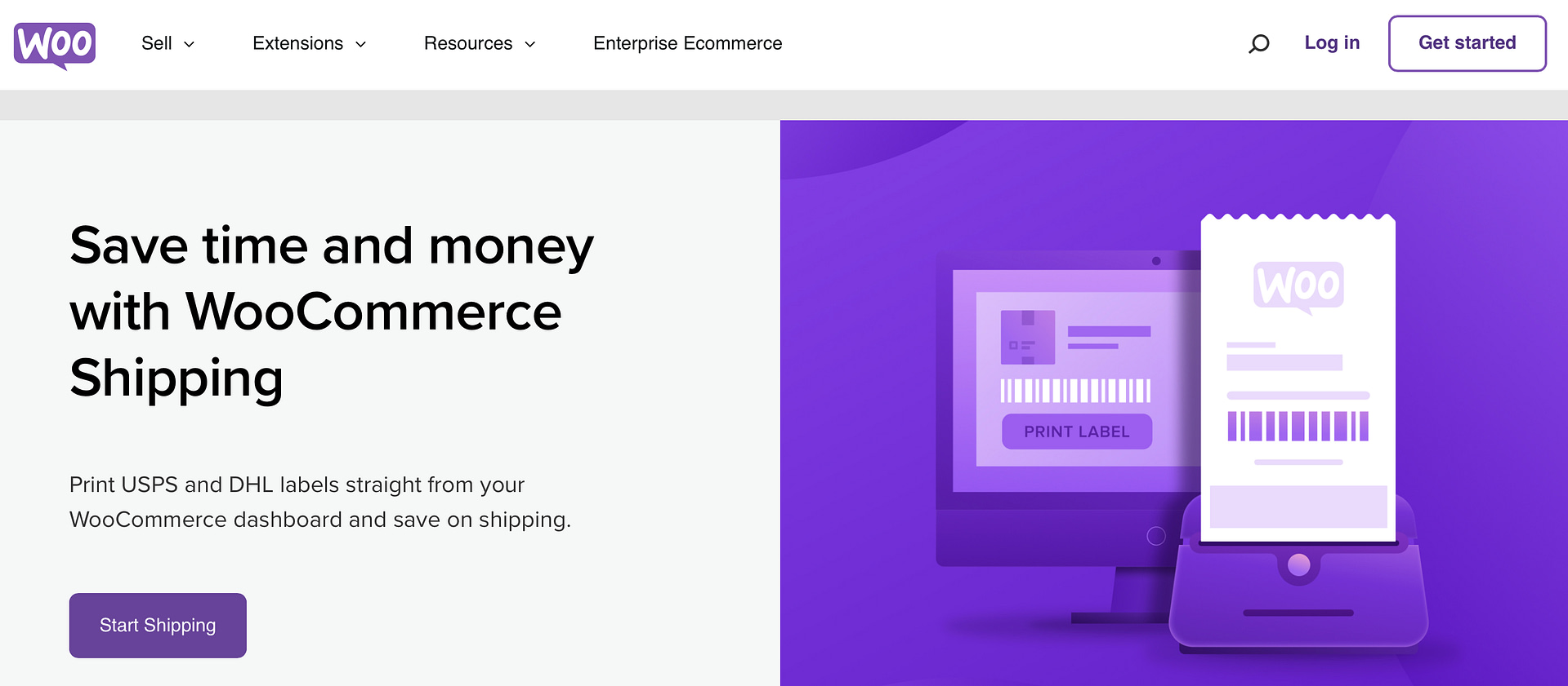 WooCommerce Shipping.