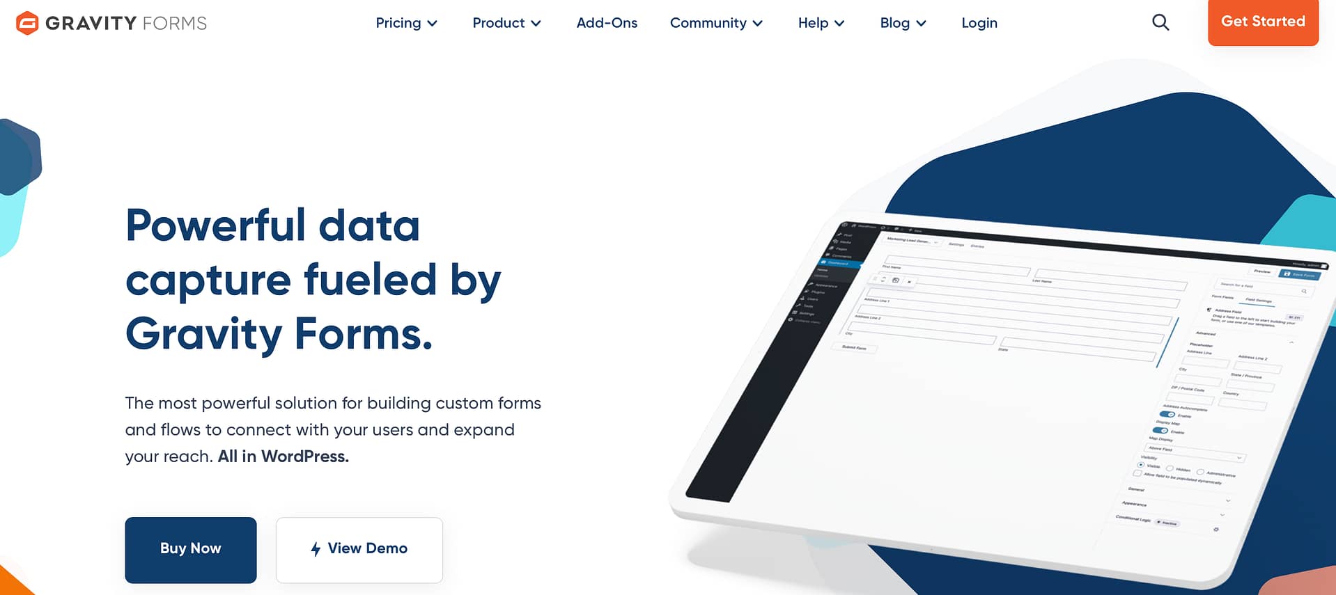 Gravity Forms as a WPForms alternatives.