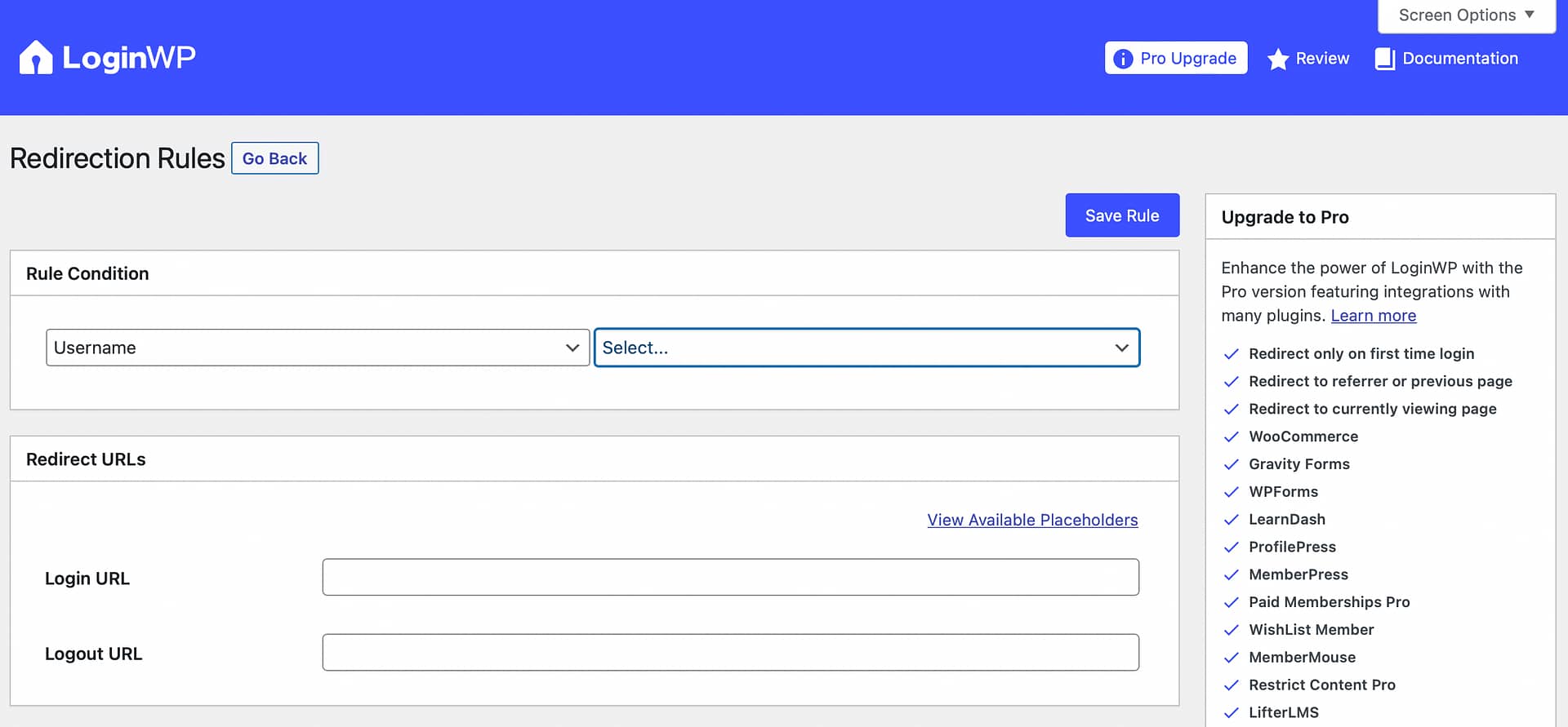Redirect usernames 