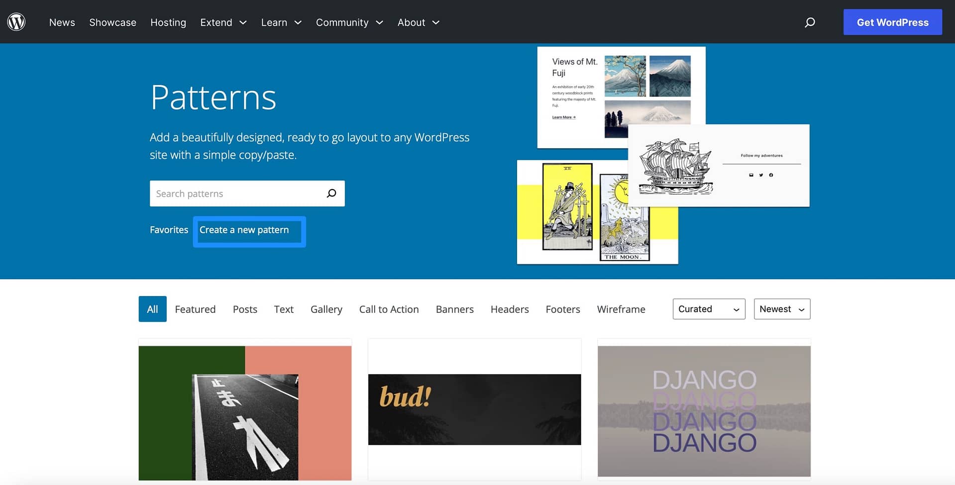 How to create WordPress block patterns using the pattern directory.