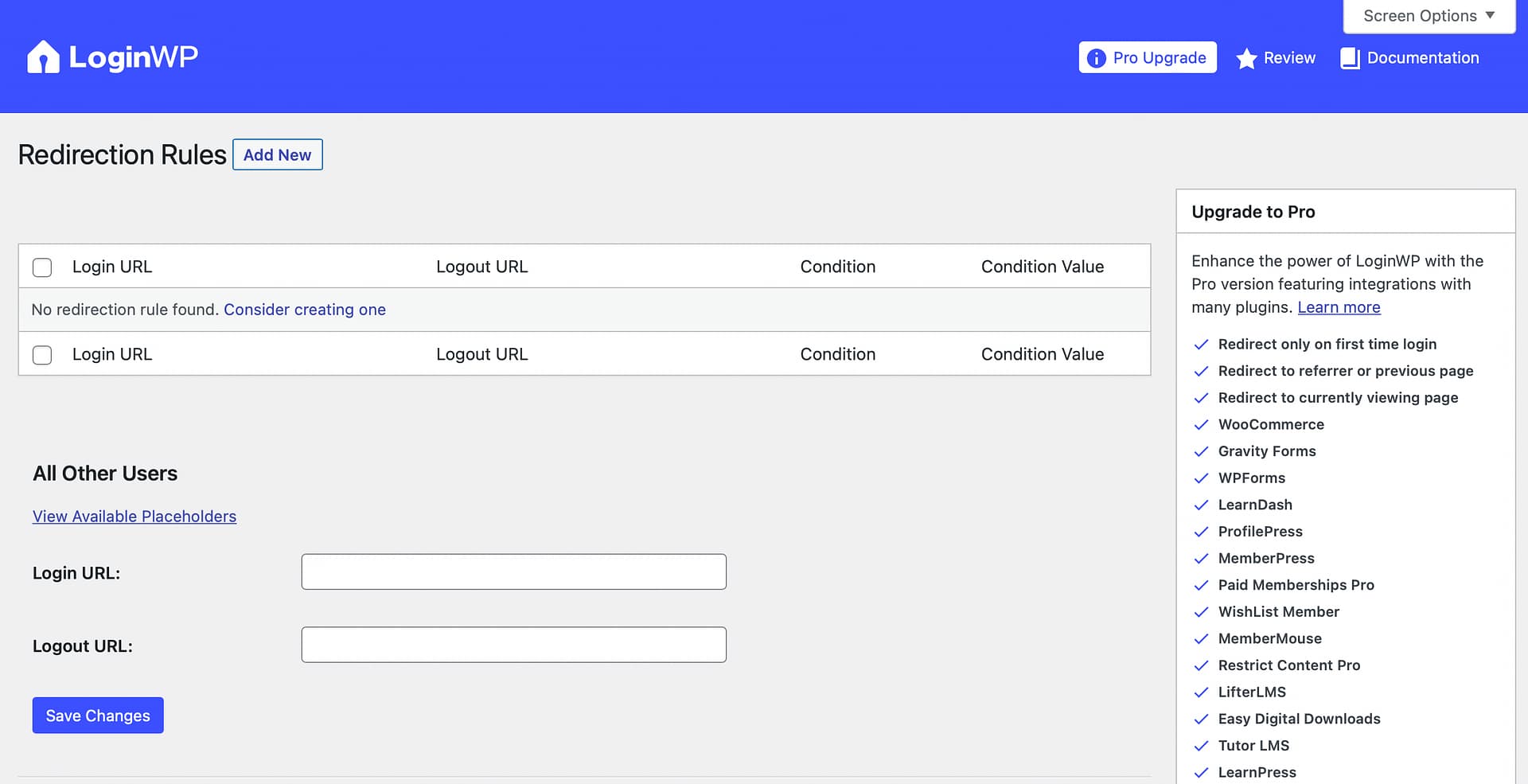 How to make WordPress redirect after the login page with LoginWP