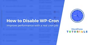 Disable wp-cron