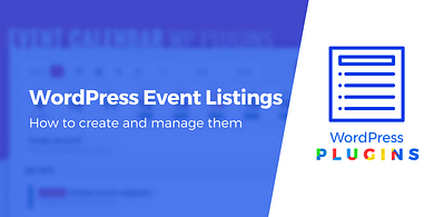 wordpress event listings