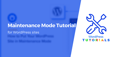 WordPress maintenance mode