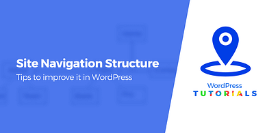 improve wordpress website navigation