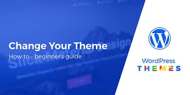how to change a WordPress theme
