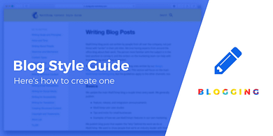 Create a blog style guide