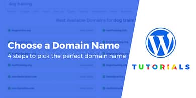 how to choose a domain name