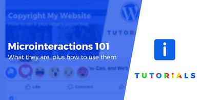 Microinteractions in WordPress