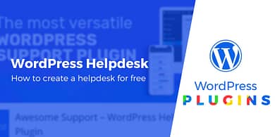 WordPress helpdesk