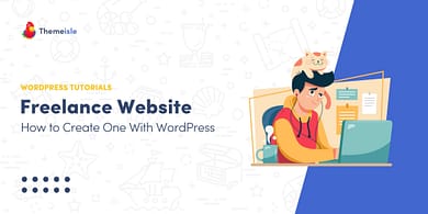 create a freelance website with wordpress