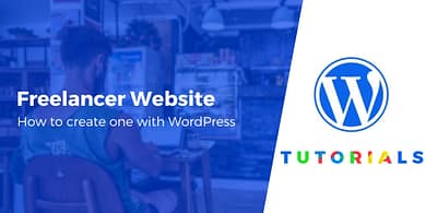 freelance wordpress website