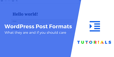 WordPress post format