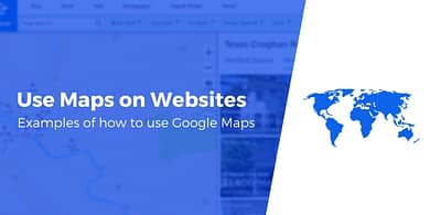 Use Google Maps on website