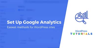 set up Google Analytics in WordPress