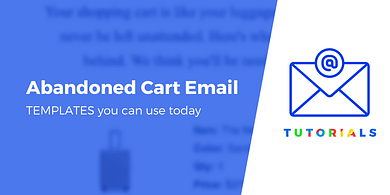 abandoned cart email templates