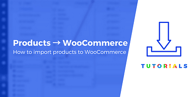 import products to WooCommerce