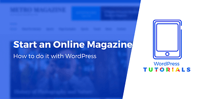 how to start an online magazine