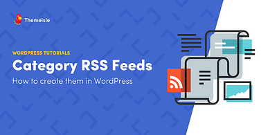 WordPress category rss feeds.