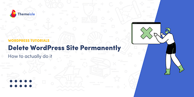 How to delete WordPress site.