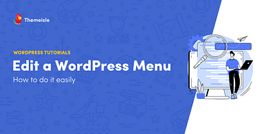 Ddit a menu on WordPress.