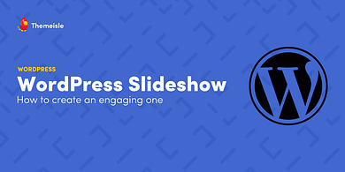 WordPress slideshow.