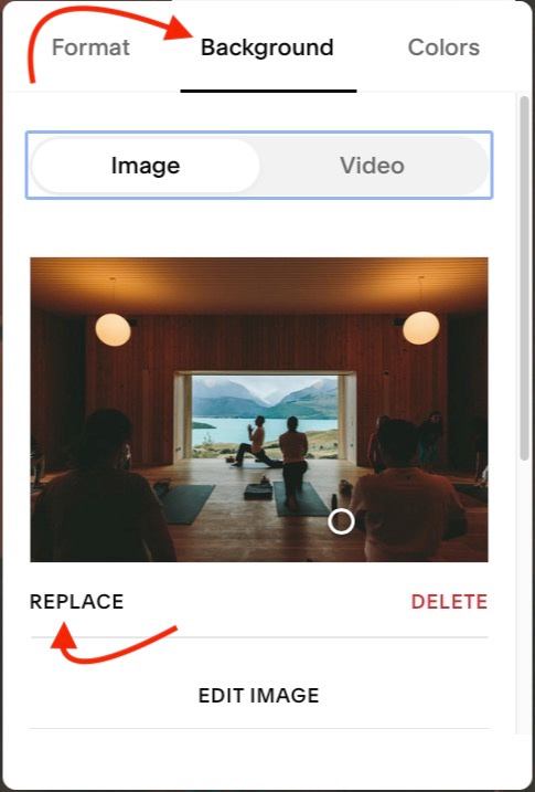 How to use Squarespace for image and video backgrounds