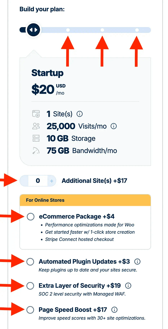 WP Engine base plan details