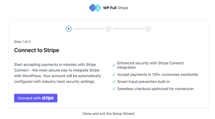 安装向导 WP Full Pay