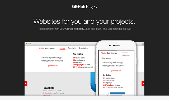 GitHub Pages - a great way to host a static site for free