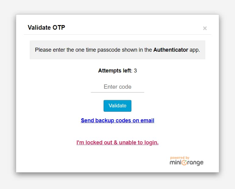 WordPress login security 2 factor authentication