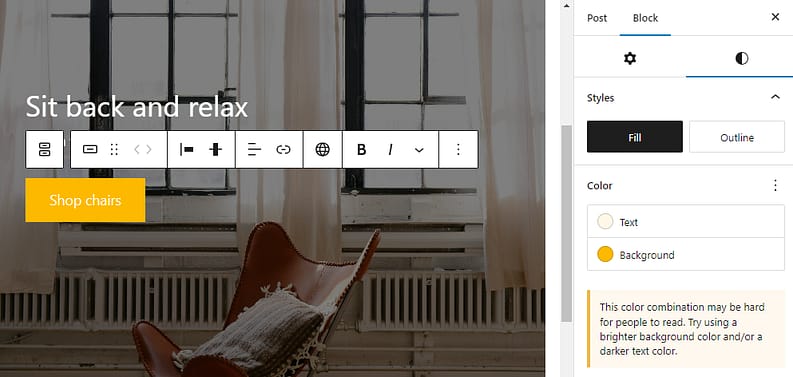 Fix “Background and Foreground Colors Sufficient Contrast Ratio”