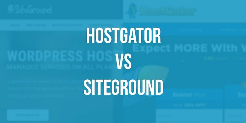 HostGator vs Siteground