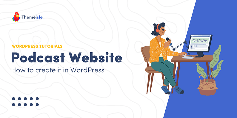 Podcast website in wordpress.