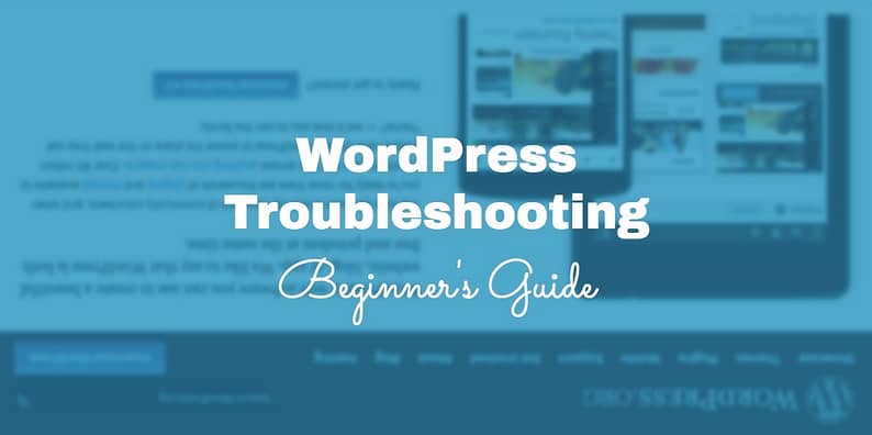 Beginner's Guide to WordPress Troubleshooting