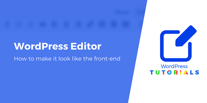 wordpress editor