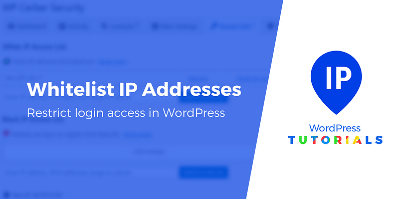 whitelist ip addresses in wordpress