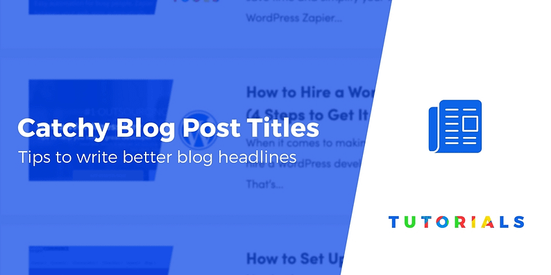 Blog Post Titles