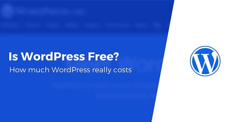 Is WordPress free?