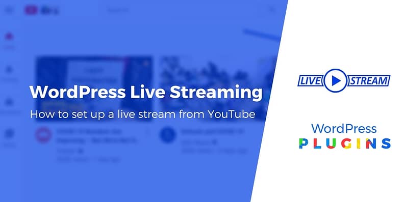 Wordpress youtube live stream online