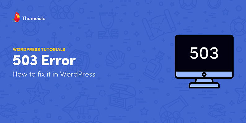 503 error WordPress.